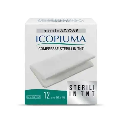 Icopiuma Comprimés De Gaze Stérile En TNT 36x40cm 12Pièces