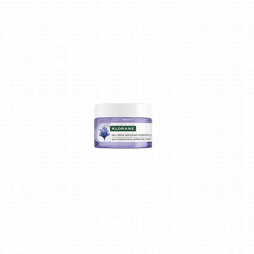 KLORANE Bleuet Bio - Gel crème hydratant repulpant 24h 50ml