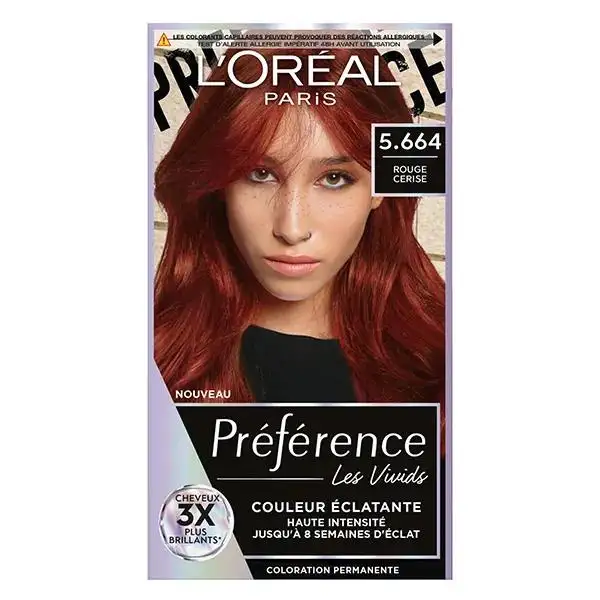 L'Oréal Paris Coloration Couleur Éclatante Rouge Cerise