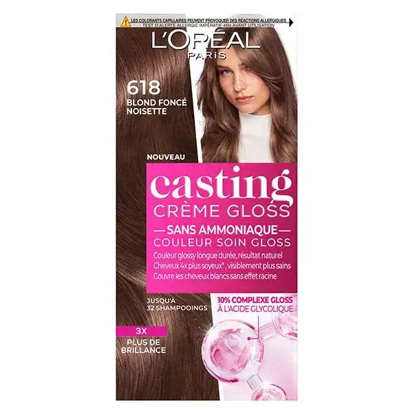 L'Oréal Paris Coloration Gloss 618 Blond Foncé Noisette
