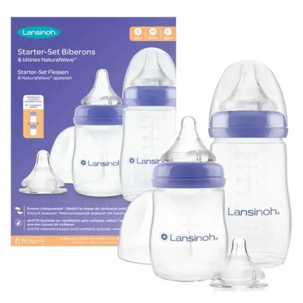Lansinoh Starter-Set Biberons et tétines NaturalWave ®