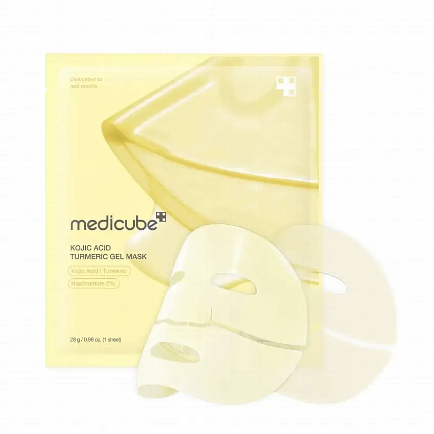 MEDICUBE Masque éclaircissant Kojic Acid Turmeric 28g