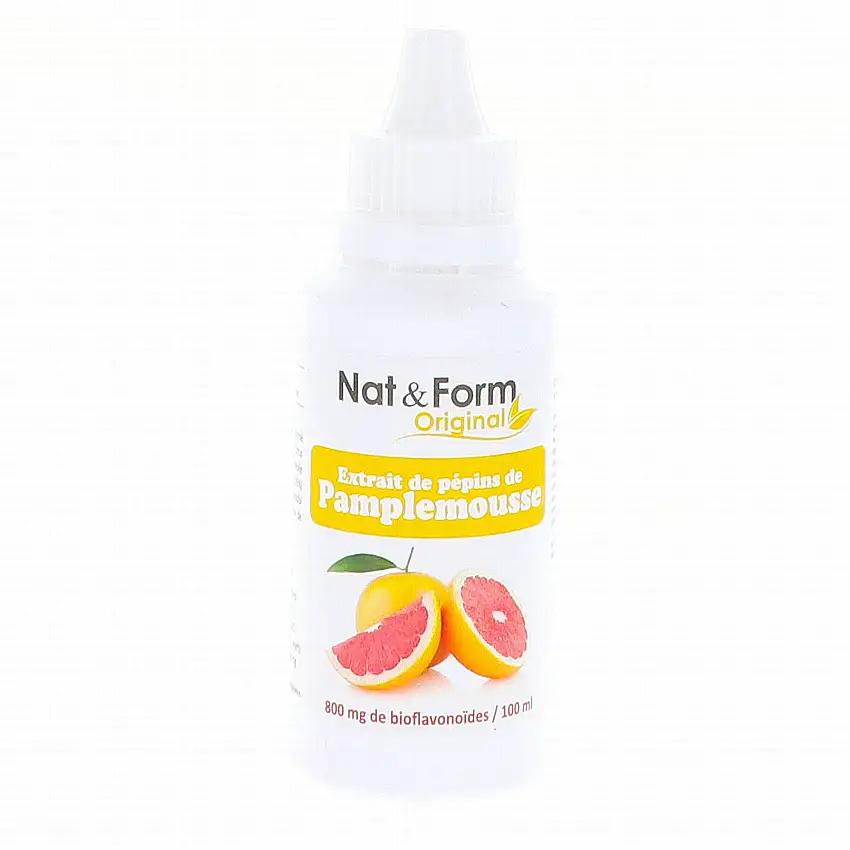 NAT & FORM Original - Extrait de pépins de pamplemousse bio flacon-pipette 50ml