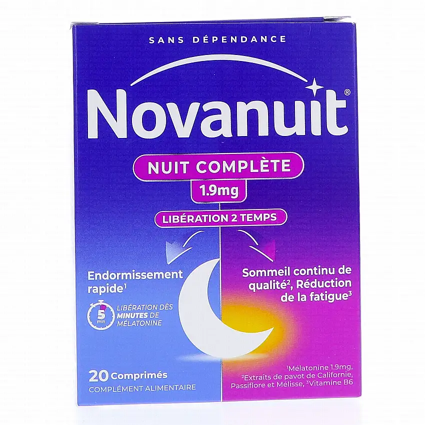 NOVANUIT Nuit Complète 1.9mg x20 comprimés