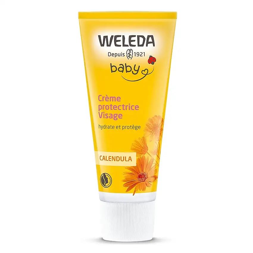 Calendula Baby Crème Protectrice Visage- Hydrate et Nourrit - 50 ml