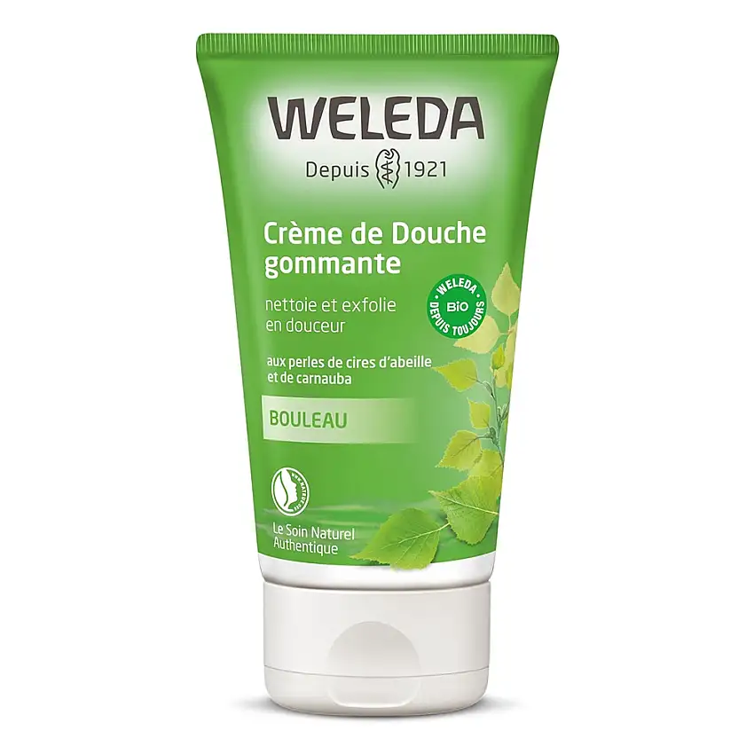 Bouleau Crème de Douche Gommante - Nettoie et Exfolie en Douceur - 150 ml