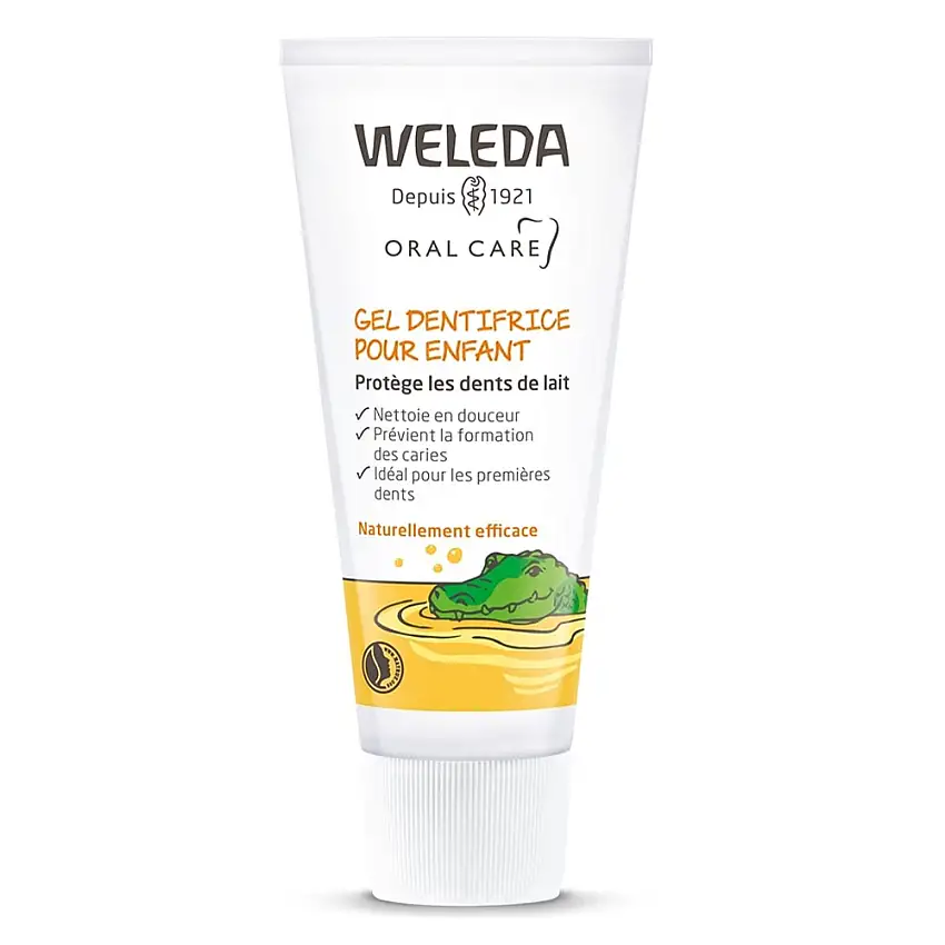 Enfant Gel Dentifrice pour Enfant - Formule Naturelle Sans Fluor - 50 ml