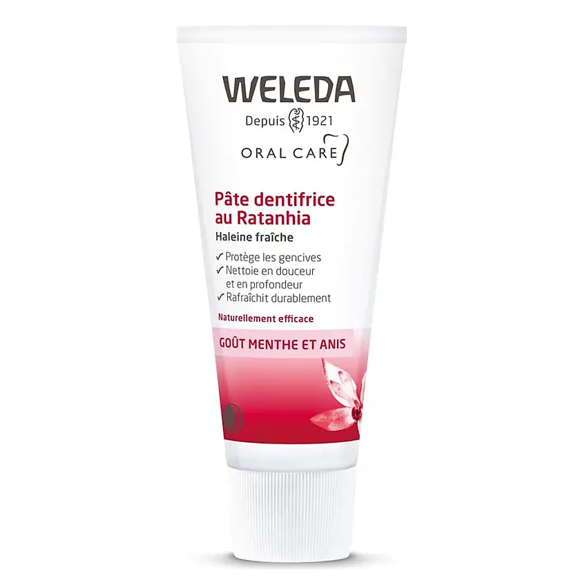 Ratanhia Pâte Dentifrice - Haleine Fraîche - Goût Menthe/Anis - 75 ml