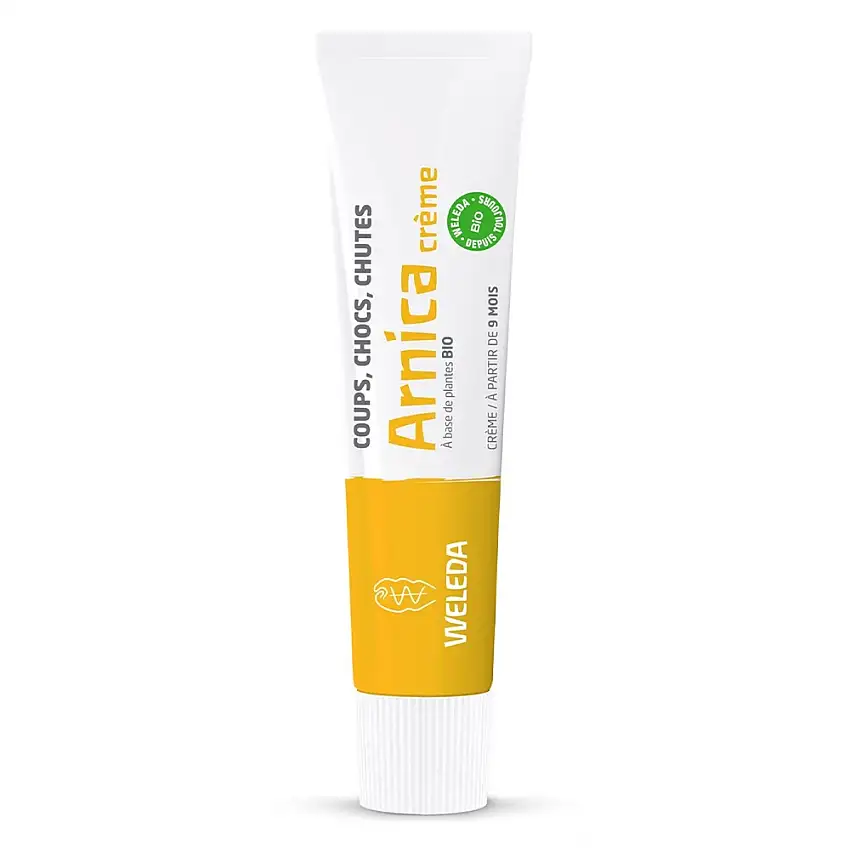 Arnica Crème Coups, Chocs, Chutes - Utilisable Dès l'Âge de 9 Mois - Tube de 25g