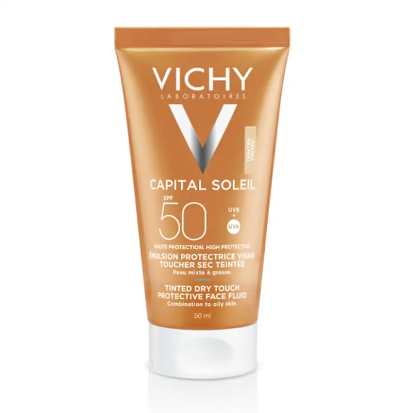 Capital Soleil BB Emulsion Toucher Sec Teintée SPF50 50 ml