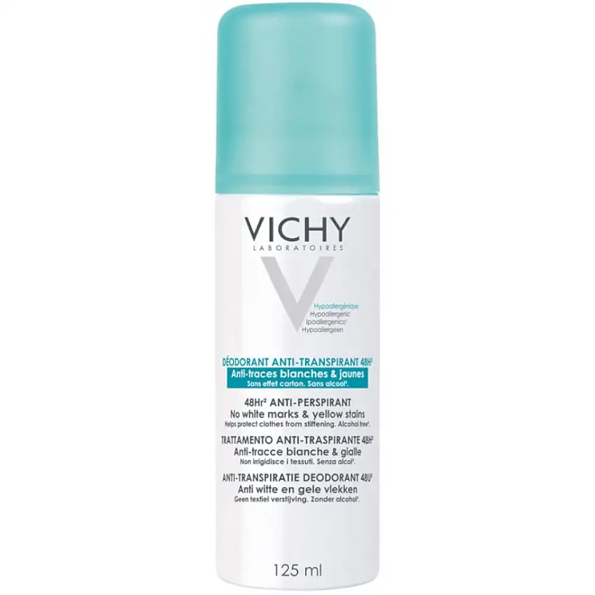 Déodorant 48h Spray Anti-Transpirant & Anti-Traces 125 ml