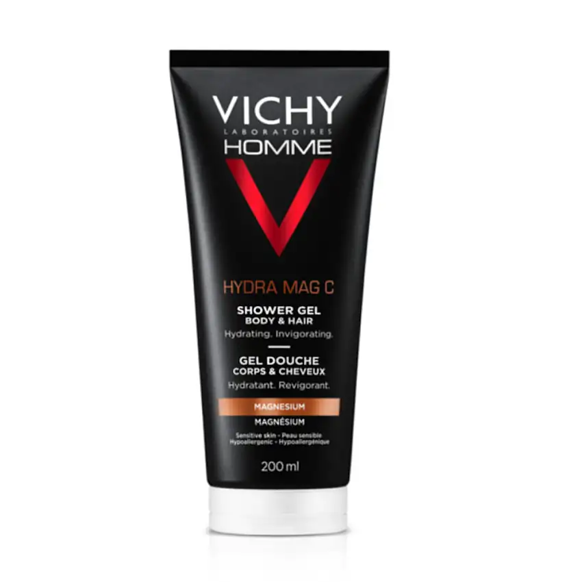 Vichy Homme Hydra Mag C+ Gel Douche Corps & Cheveux 200 ml