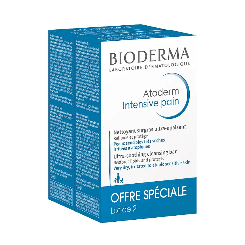 Atoderm Intensive Pain Nettoyant Surgras Ultra-Apaisant - Lot 2 x 150 g