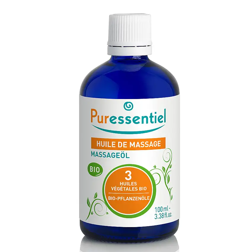 Huile de Massage 3 Huiles Végétales Bio 100 ml