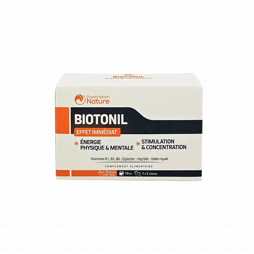PRESCRIPTION NATURE Biotonil Effet Immédiat x10 Sticks