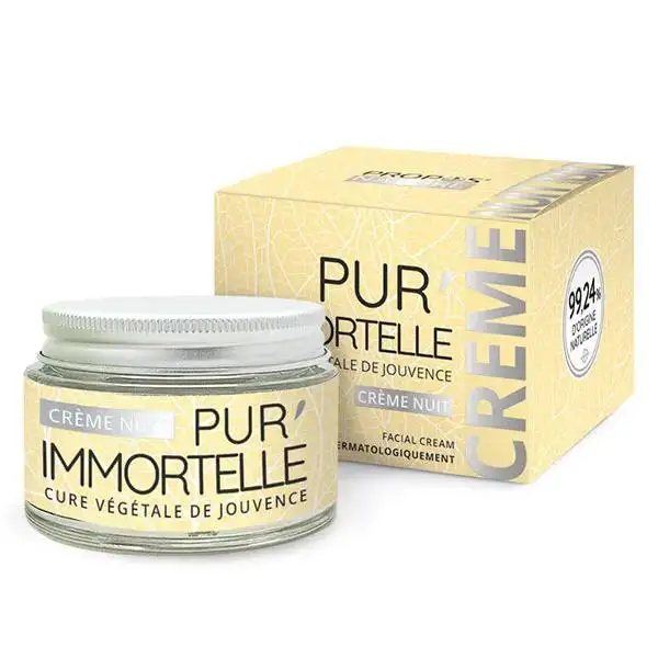 Propos' Nature Pur'Immortelle Crème Visage Nuit Bio 50ml