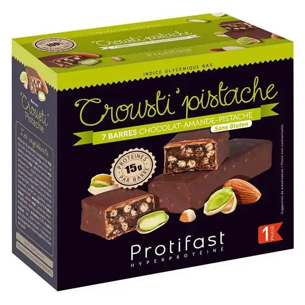 Protifast Barre Crousti'Pistache