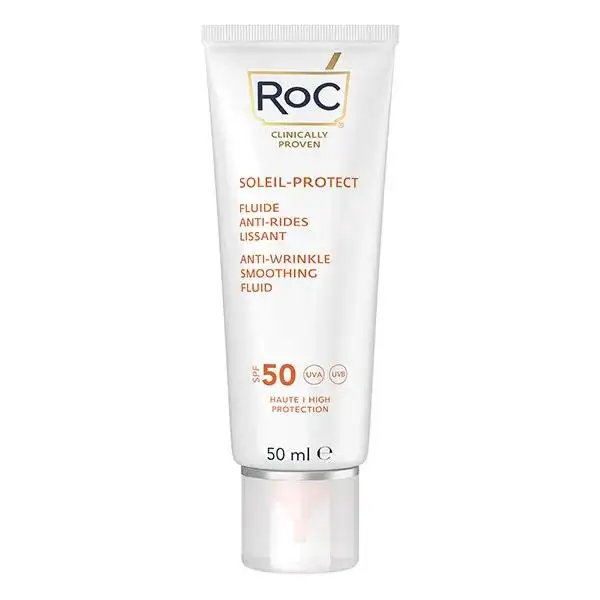 RoC Soleil Protect Fluide Anti-Rides Lissant SPF50 - 50ml