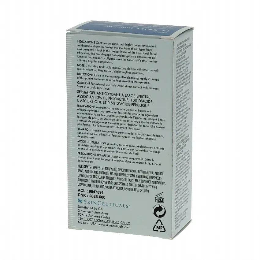 SKIN CEUTICALS Prevent phloretin CF flacon à pompe de 30ml
