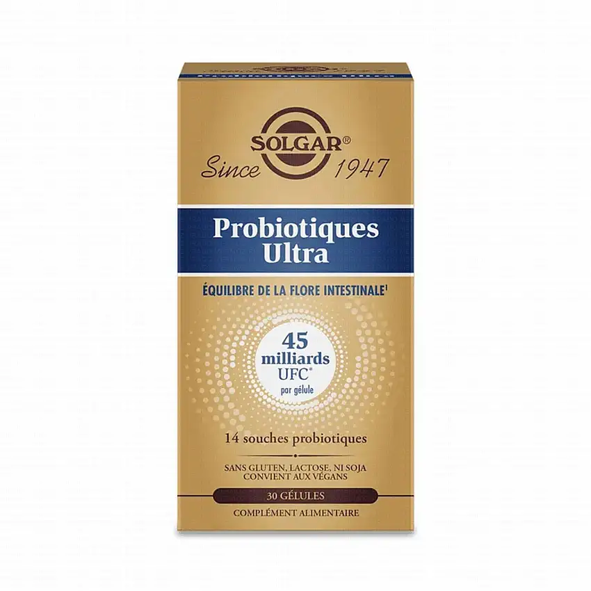 SOLGAR Probiotiques Ultra Équilibre de la Flore Intestinale x30 Gélules