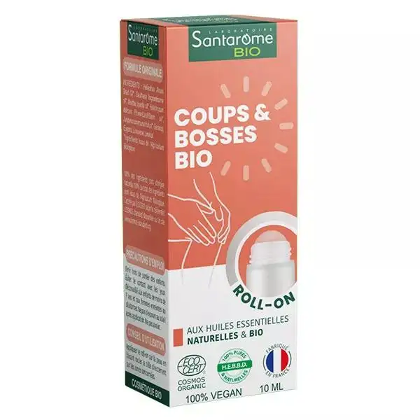 Santarome Bio Roll on Coups & Bosses Bio Huiles essentielles 10 ML