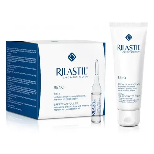 Ampoules Sein Et Crème Concentrée 15 Ampoules + 75ml Rilastil®