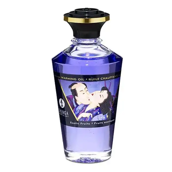 Shunga Huile Chauffante Aphrodisiaque - Fruits Exotiques - 100ml