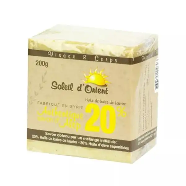 Soleil d'Orient Authentique Savon d'Alep 200g