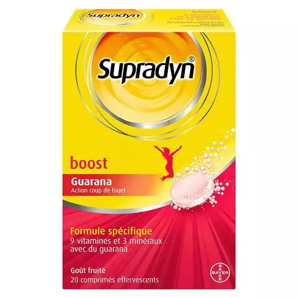 Supradyn Boost Vitamines et Minéraux 20 comprimés effervescents