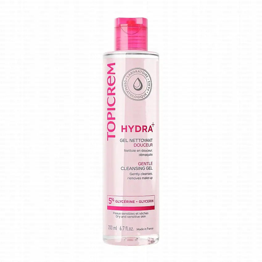 TOPICREM Hydra+ Gel nettoyant douceur flacon 200ml