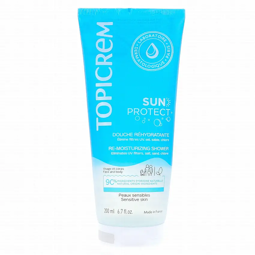 TOPICREM Sun Protect - Gel Douche Réhydratant 200ml