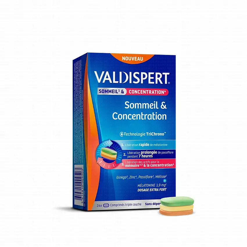 VALDISPERT Sommeil & Concentration x24 comprimés