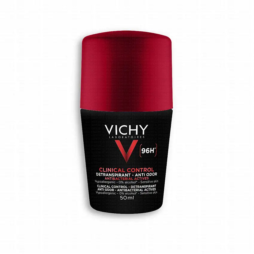 VICHY Homme Détranspirant anti-odeur 96h Roll-on 50ml
