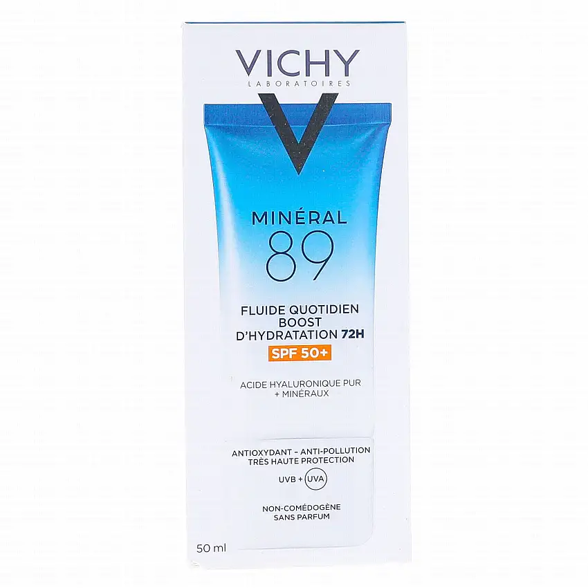 VICHY Minéral 89 - Fluide quotidien boost d'hydratation SPF50+ 50ml