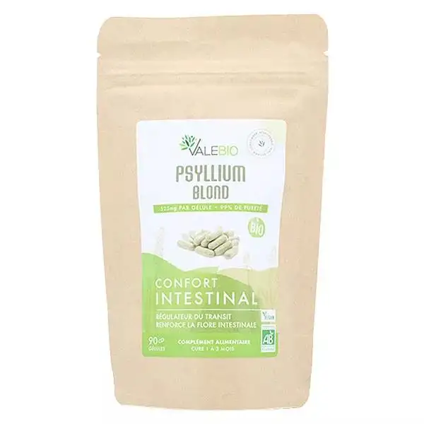 Valebio Psyllium Blond Bio 90 gélules