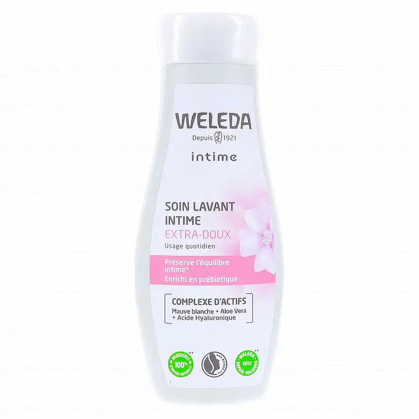 WELEDA Mauve blanche - Soin Lavant Intime Extra-Doux 200ml