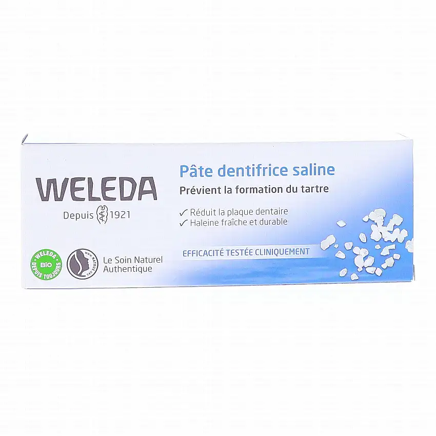 WELEDA Pâte dentifrice saline bio tube 75ml