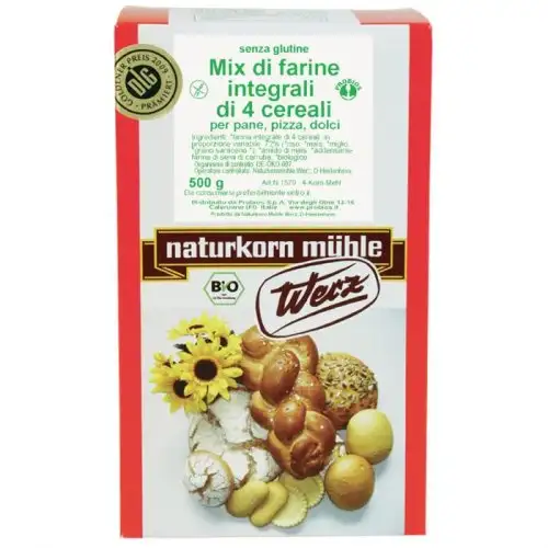 Werz Mix Farines Complètes 4 Céréales Probios 500g