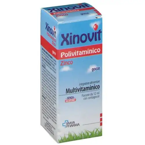 Xinovit Polyvitamine Gouttes Zinc Maya Pharma 12ml