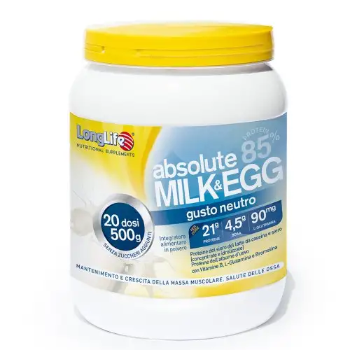 Absolute Lait & Oeuf 85% Goût Neutre Longue Conservation 500g