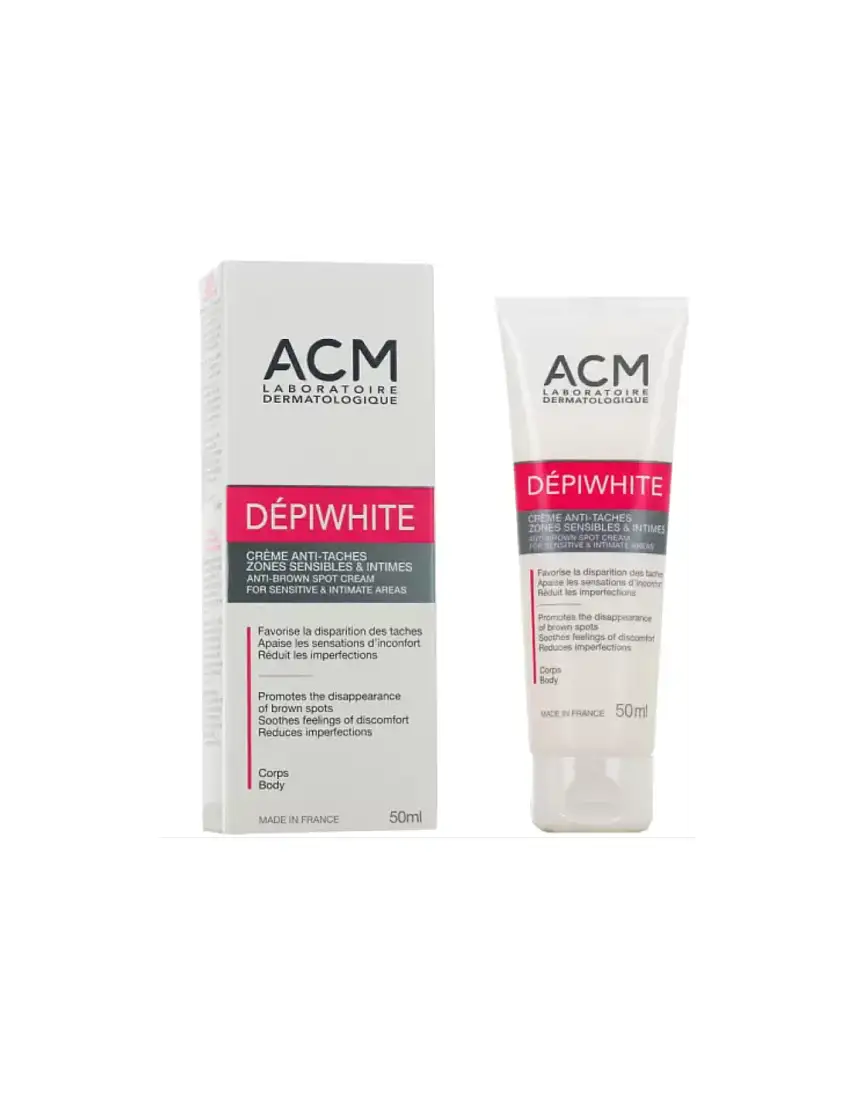 ACM Dépiwhite Crème Anti Taches Zones Sensibles Et Intimes 50ML