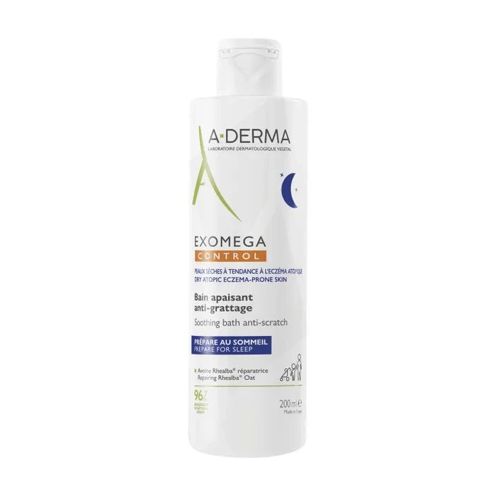 Aderma Exomega Control Bain Apaisant Anti-grattage Flacon De 200 Ml