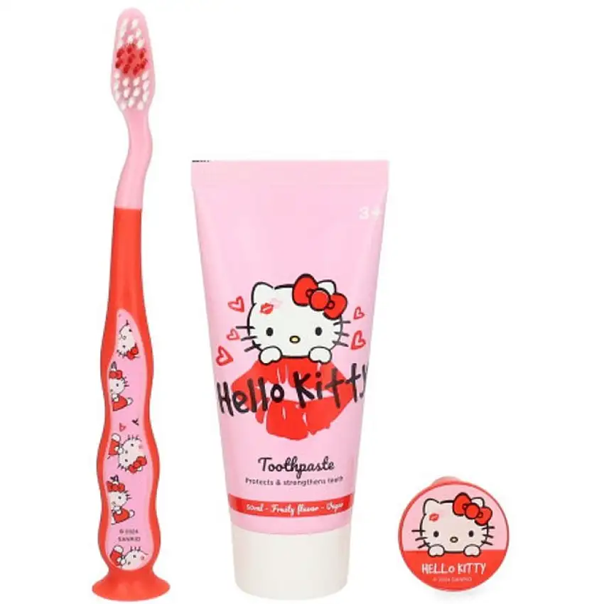 Adisphar - Set de brosse à dents Hello kitty