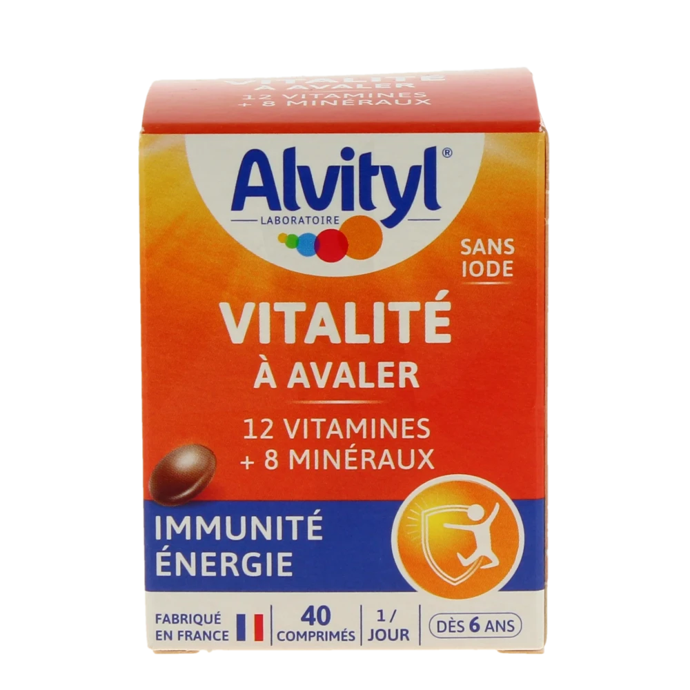 Alvityl Vitalité à Avaler Comprimés Boîte De 40