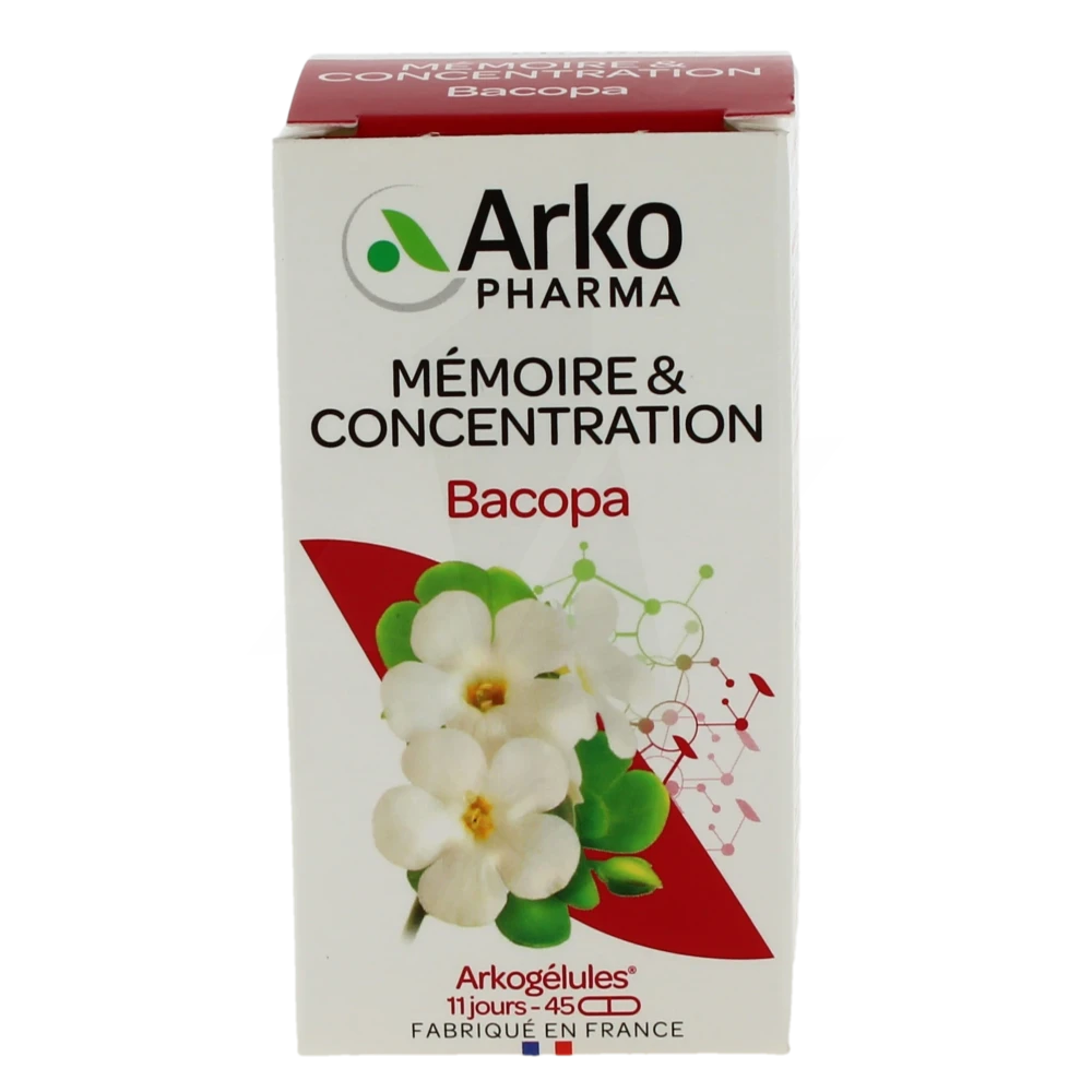 Arkogélules Bacopa Gélules Flacon De 45
