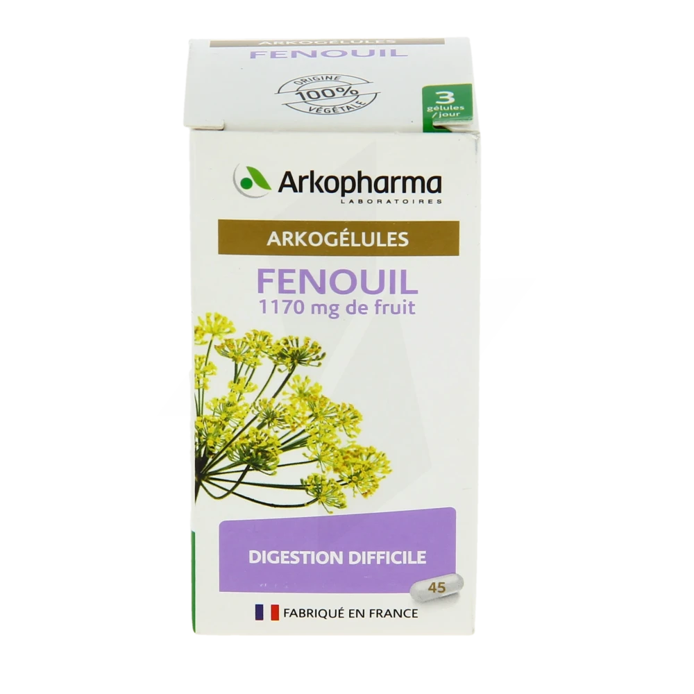 Arkogélules Fenouil Gélules Flacon De 45