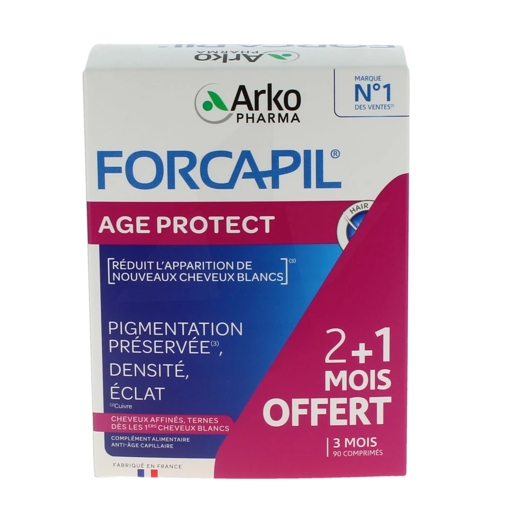 Arkopharma Forcapil Age Protect Comprimés Boîte De 90