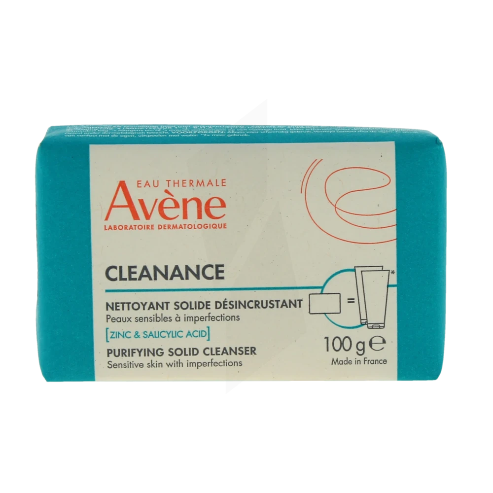 Avene Cleanance Pain Nettoyant Désincrustant 100 G