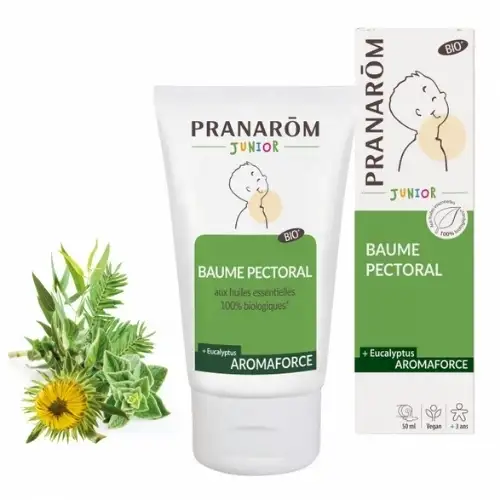 AROMAFORCE Bio - Pranarôm Junior Baume Pectoral - Tube 50ml