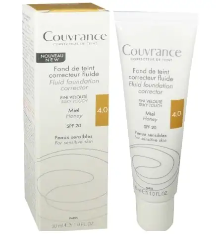 AVENE COUVRANCE Fond de Teint Fluide MIEL 04 SPF 20 (30 ml)
